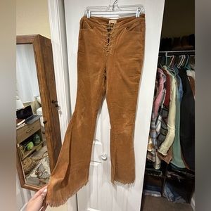 Saints & hearts corduroy flares